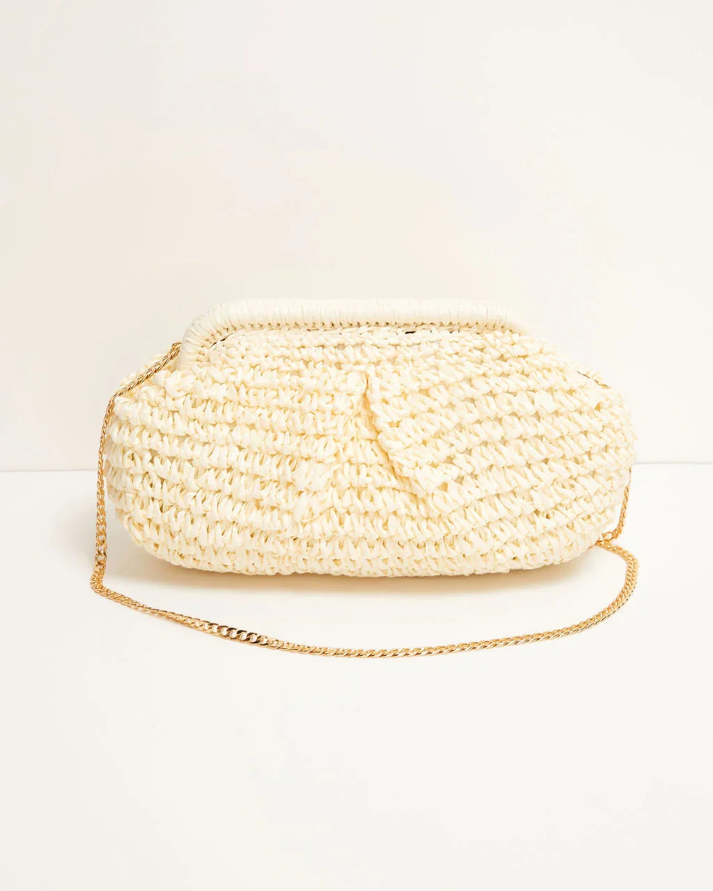 Poolside Straw Pouch Clutch