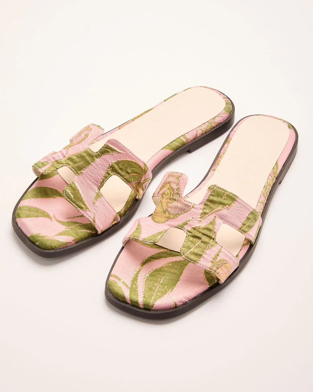 Petalina Floral Flat Sandals