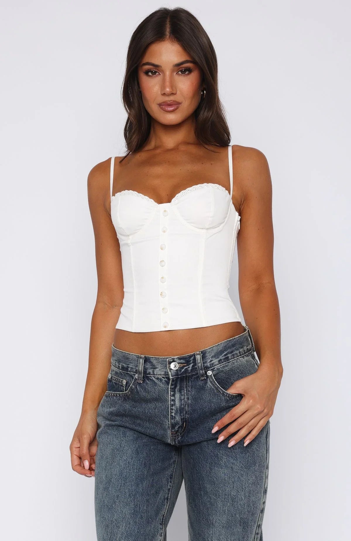 Fall In Love Bustier White