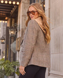 Ashberry Twofer Double Breasted Hoodie Blazer