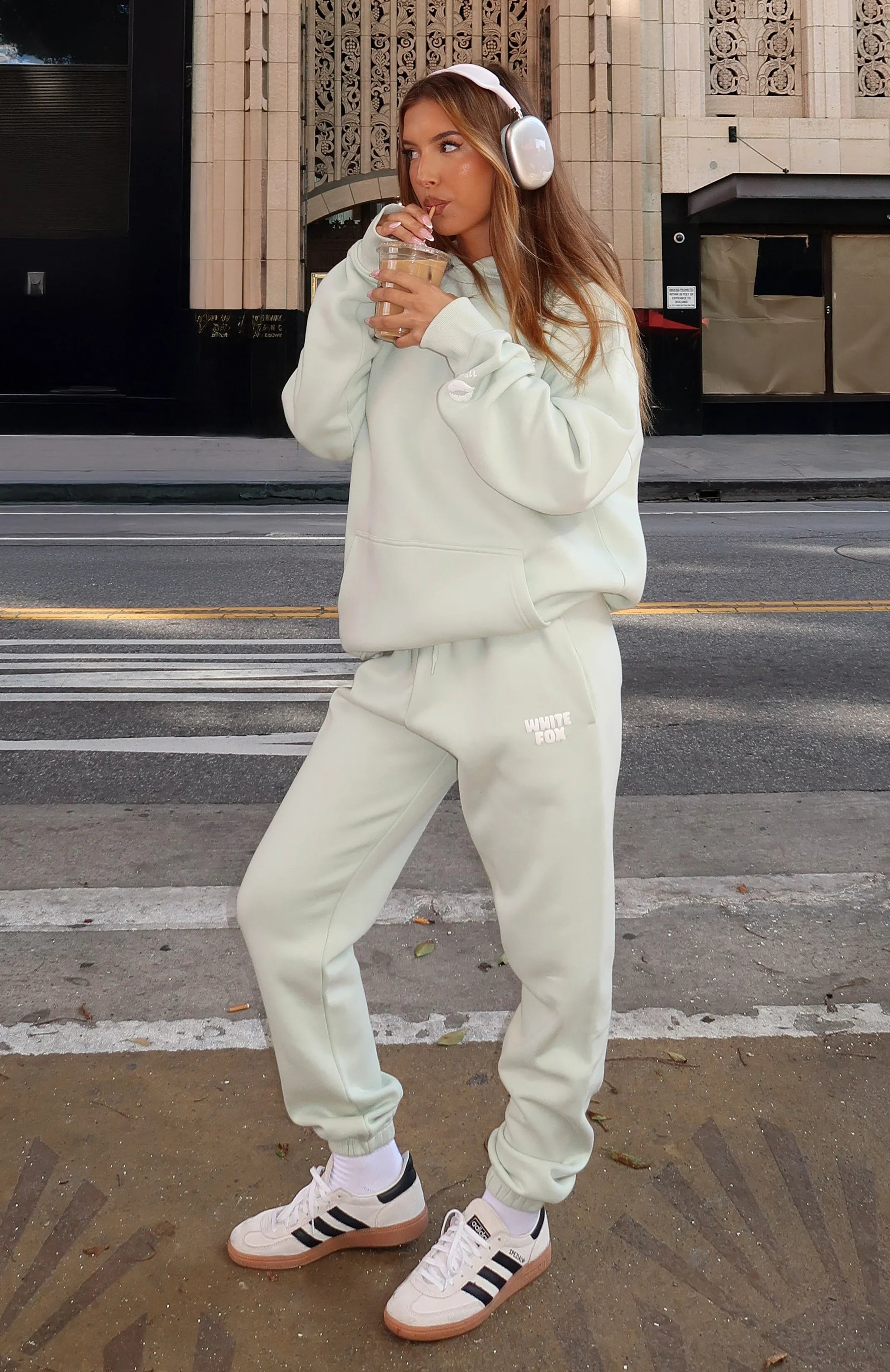 11th Street Keeping It Real Sweatpants Iced Matcha
