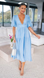 Erin Midi Dress Blue