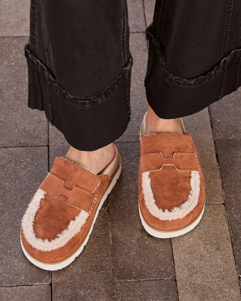 Biba Sherpa Lined Clog Mules