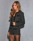 Frosted Gather Tweed Jacket