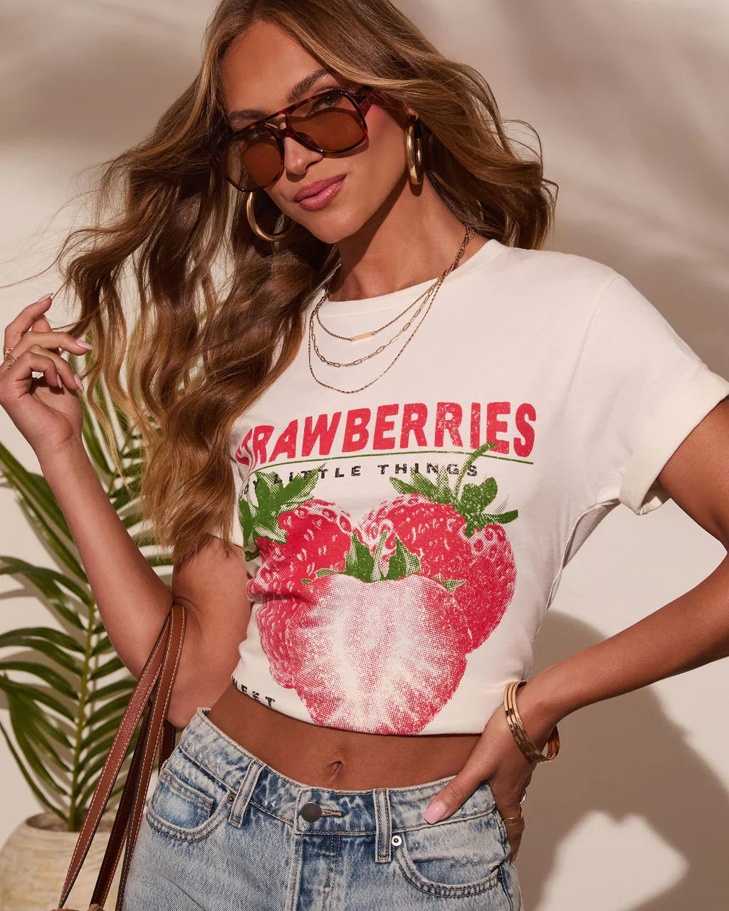 Sweet and Fresh Strawberries Graphic Tee