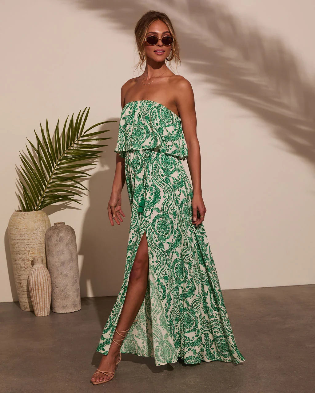 Elsa Paisley Maxi Dress