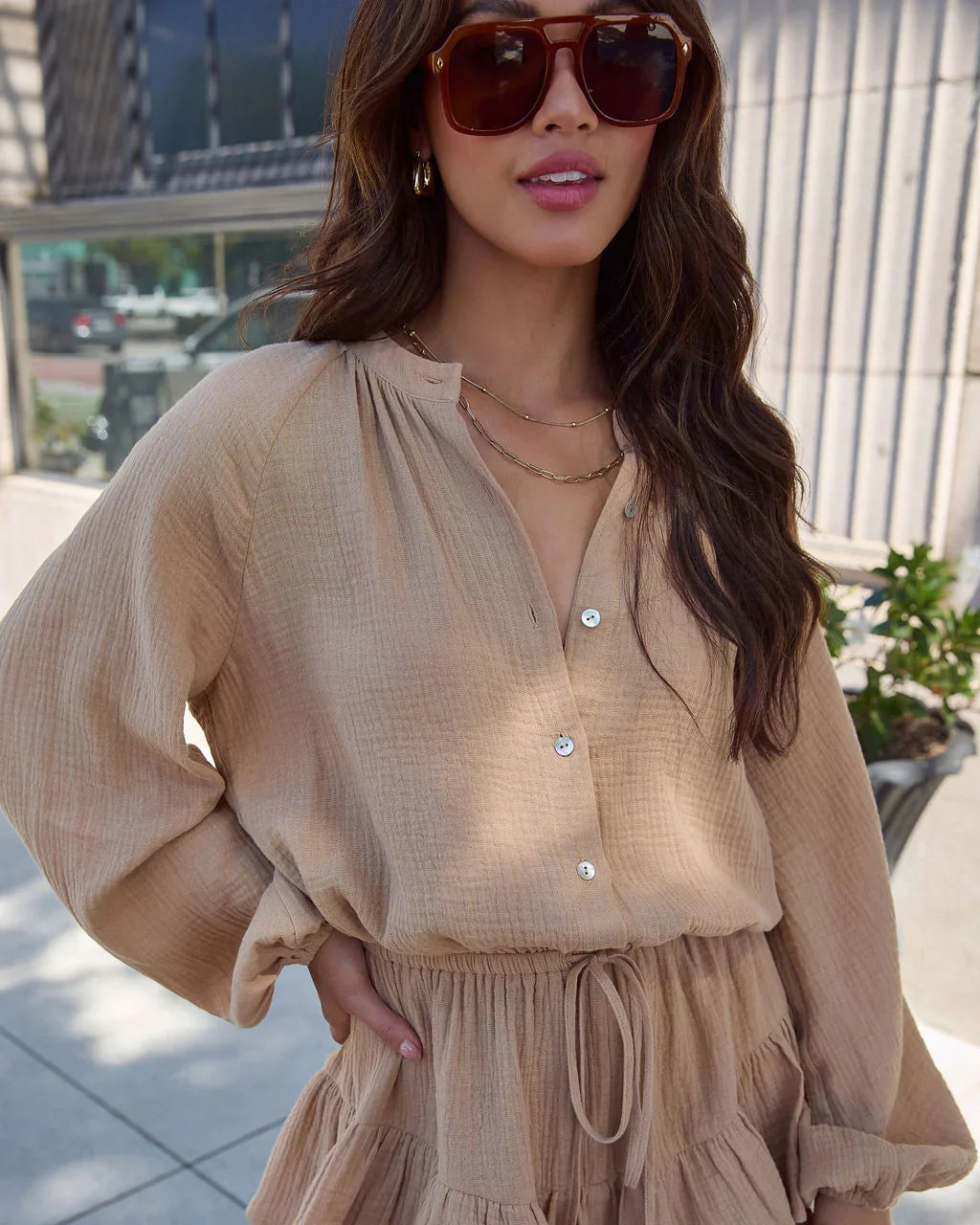 Goldie Skirt Overlay Romper