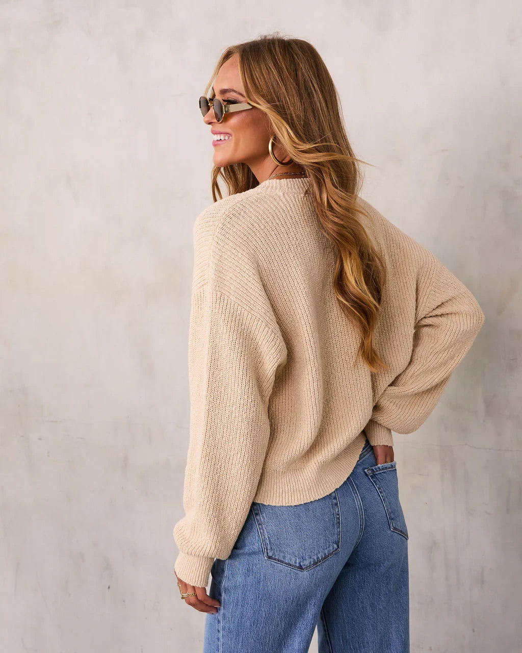 Jovanna Buttoned Cardigan Sweater