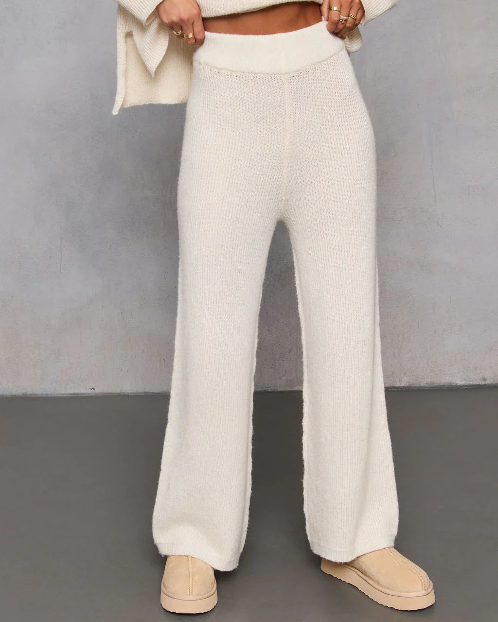 Chanie Knit Wide Leg Pants