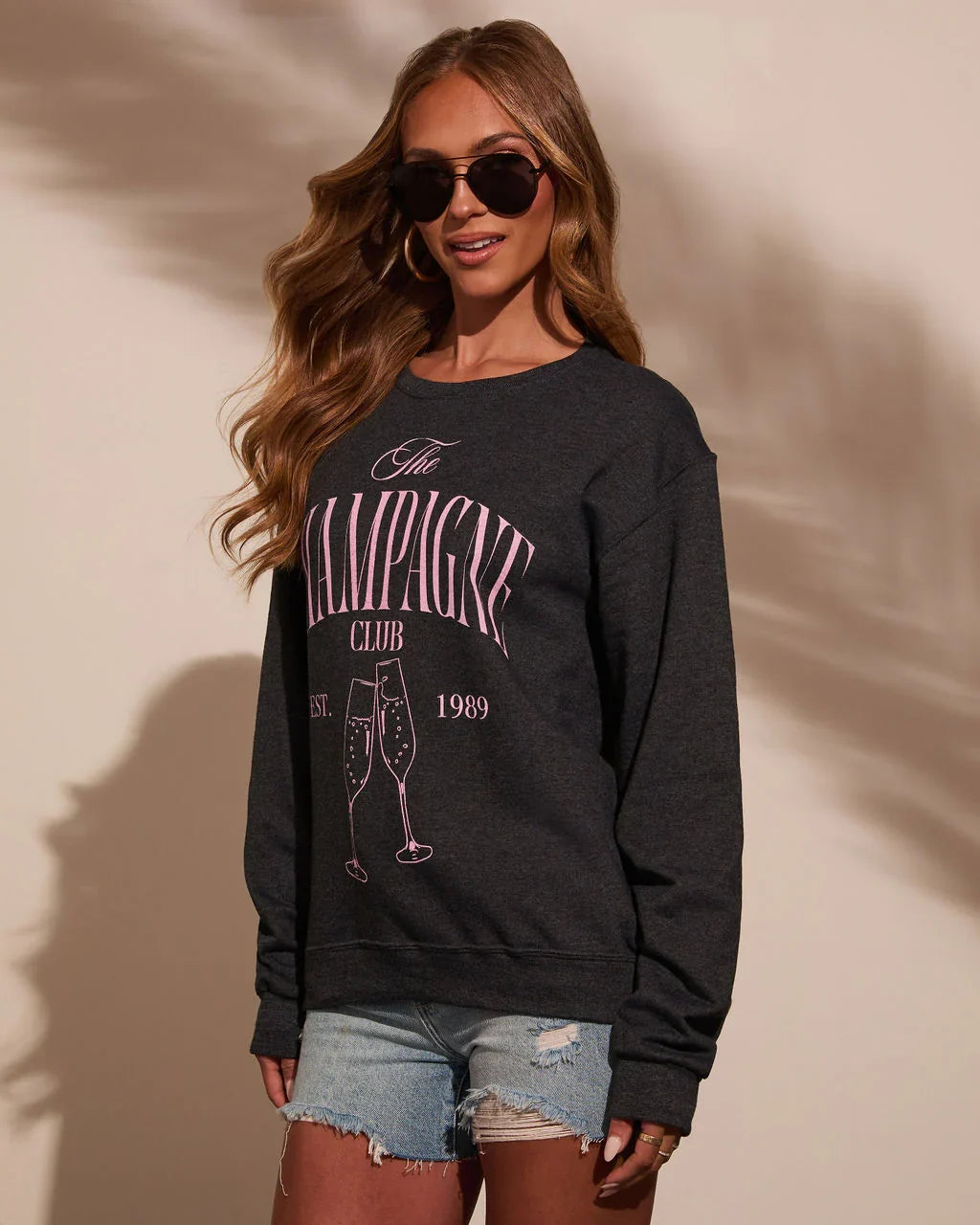 The Champagne Club Graphic Sweatshirt