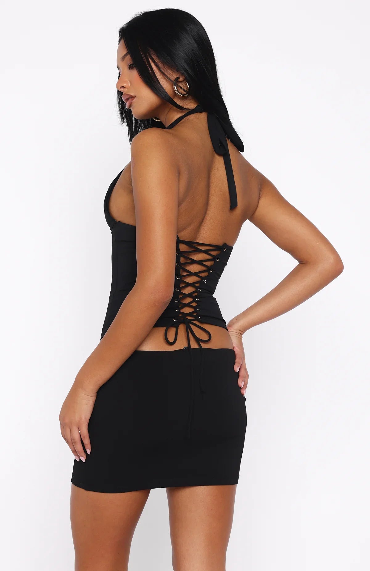 Crazy Story Bustier Black