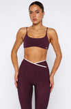 Motivate You Sports Bra Plum
