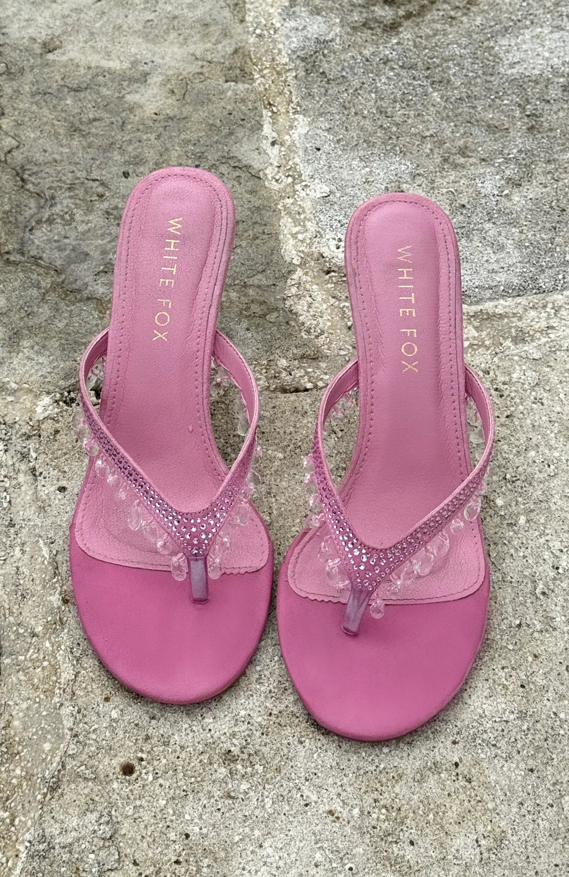 Jackie Mules Candy Pink