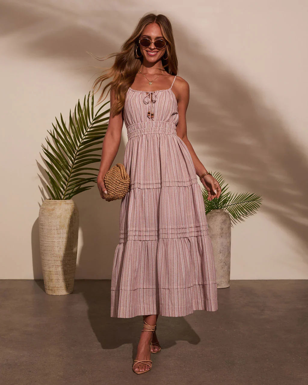 Sweet Charms Fit And Flare Maxi Dress