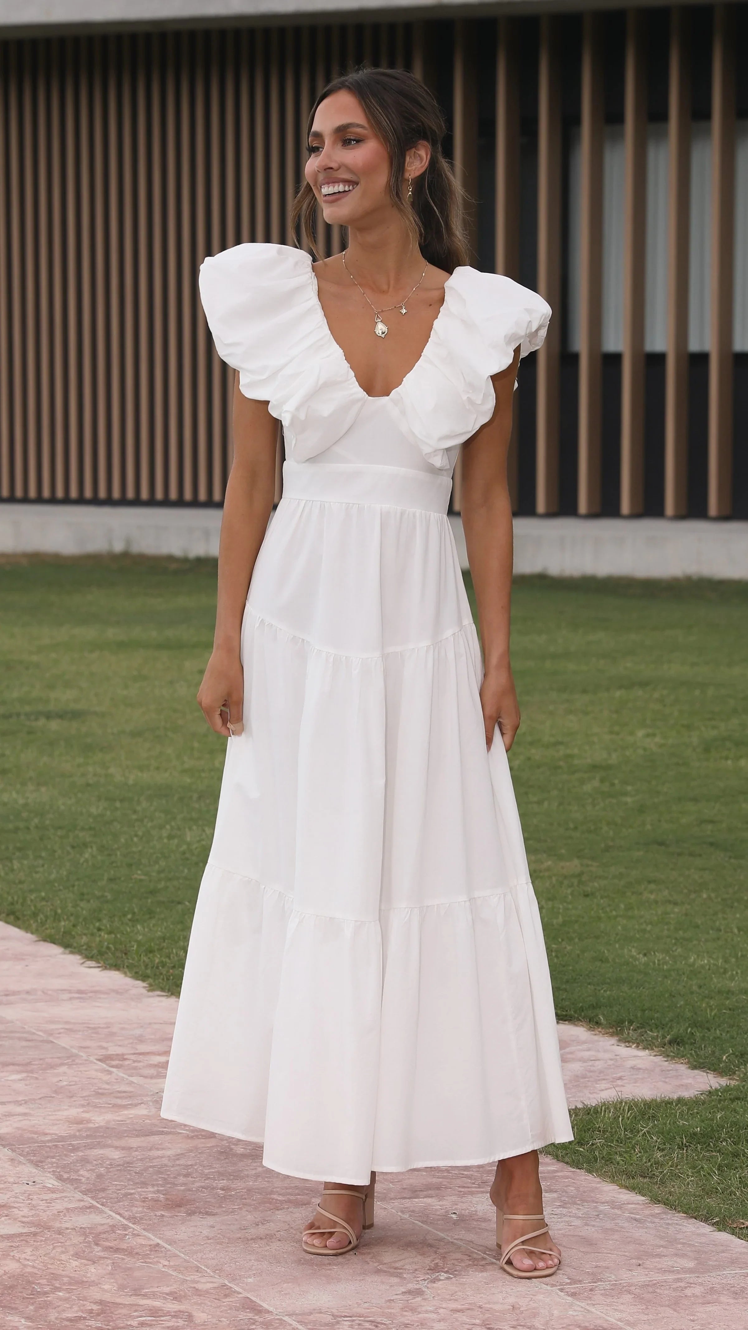 Emma Maxi Dress White