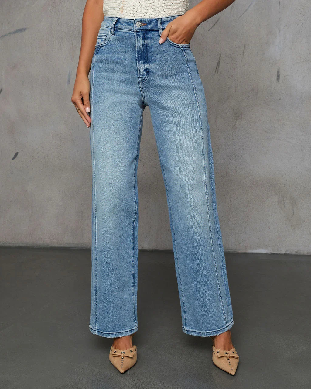 Tomcat Stretch High Rise Relaxed Denim