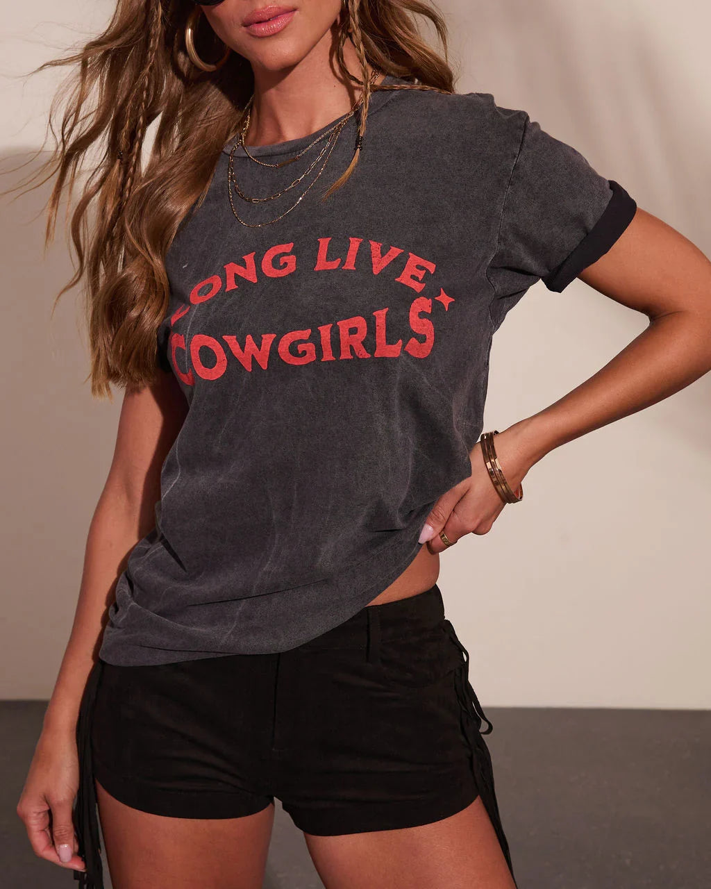 Long Live Cowgirls Short Sleeve Graphic Tee
