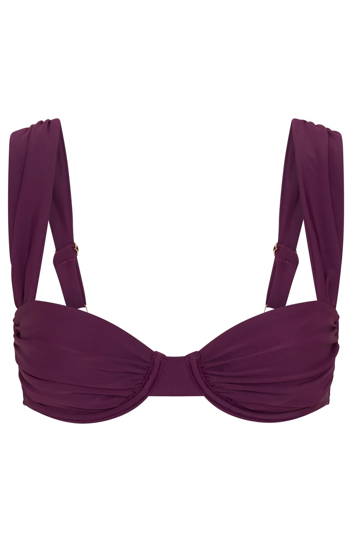 Elouera Bikini Top Plum