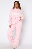 Shout It Out Wide Leg Sweatpants Pink