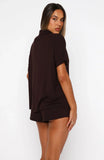 Dreamscape Pyjama Set Chocolate