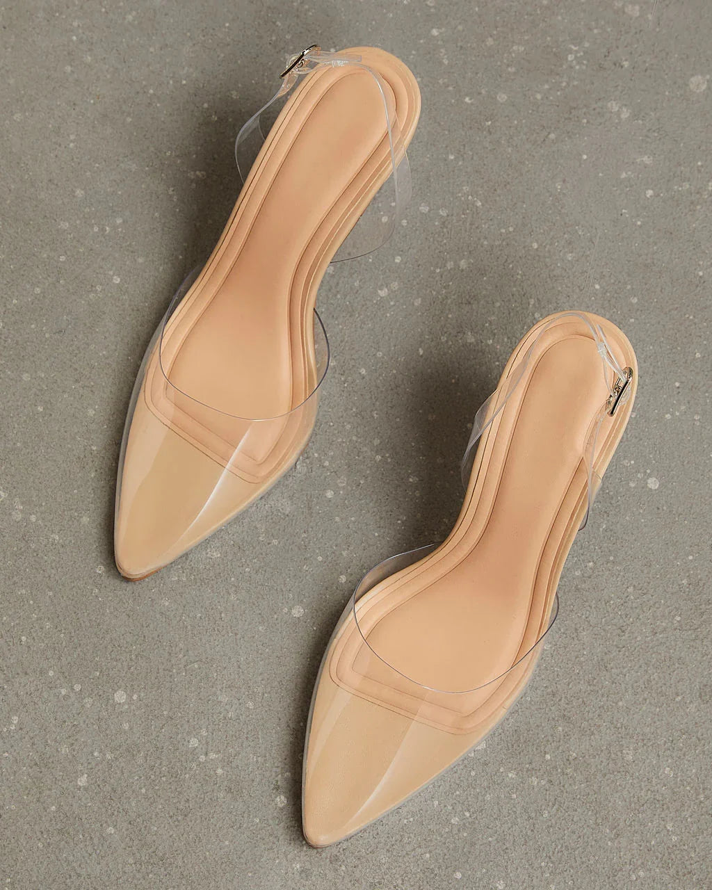 Norina Clear Slingback Pumps