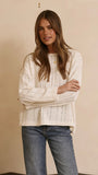 Mia Long Sleeve Top White