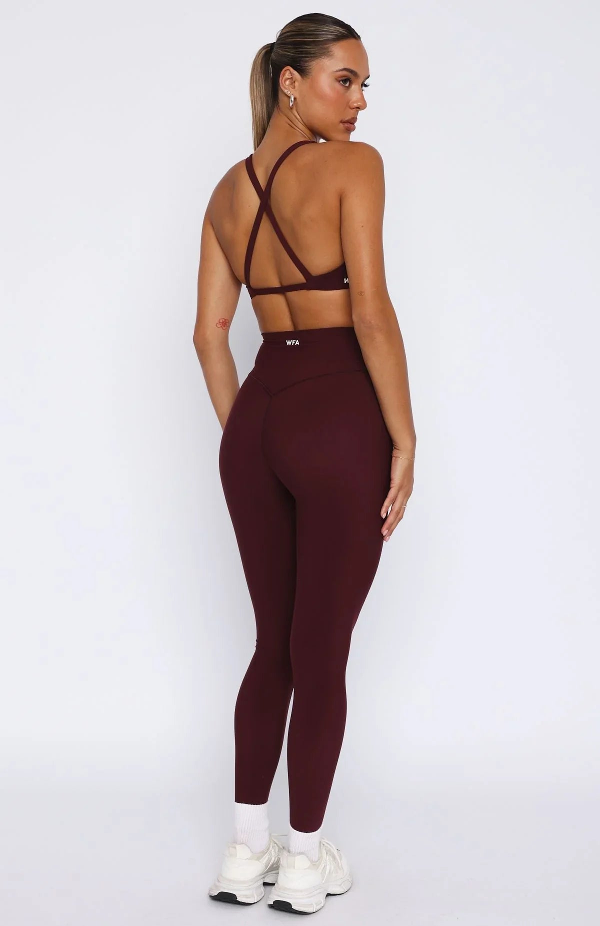 Go Getter High Waisted Leggings Merlot