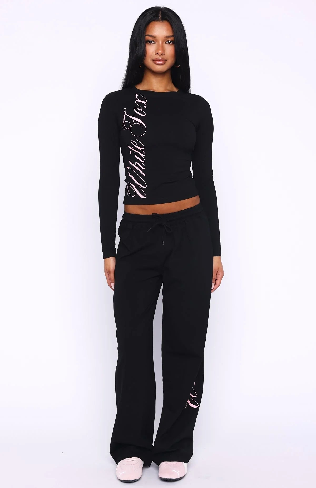 Luxurious Girl Track Pants Black
