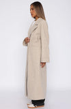 Winter Holiday Oversized Coat Oat