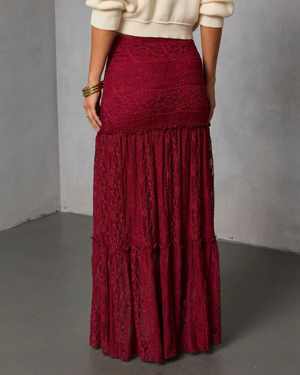 Alene Lace Maxi Skirt