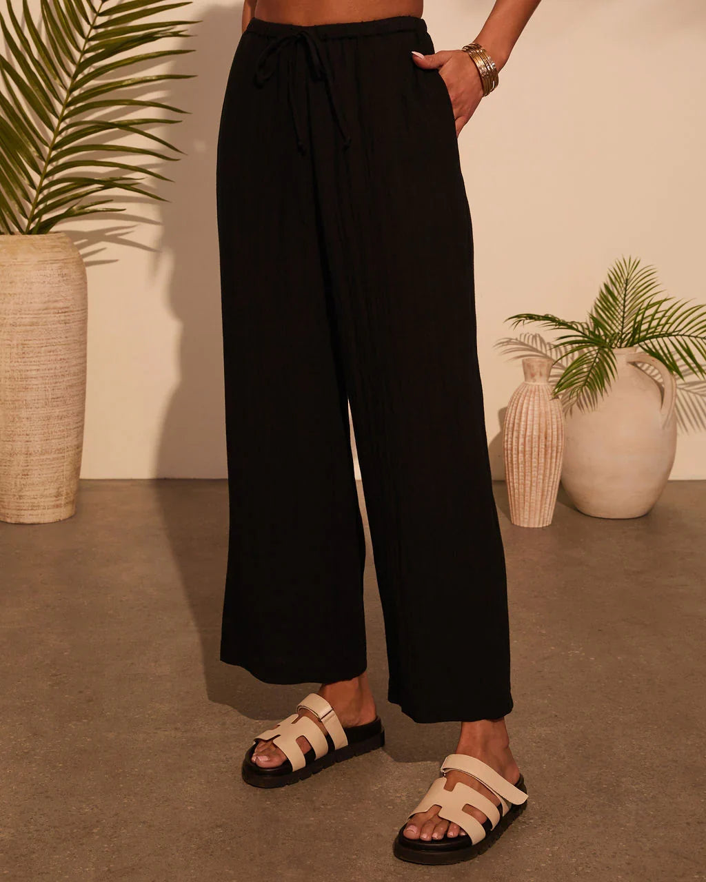 Juliena Waist Tie Pants