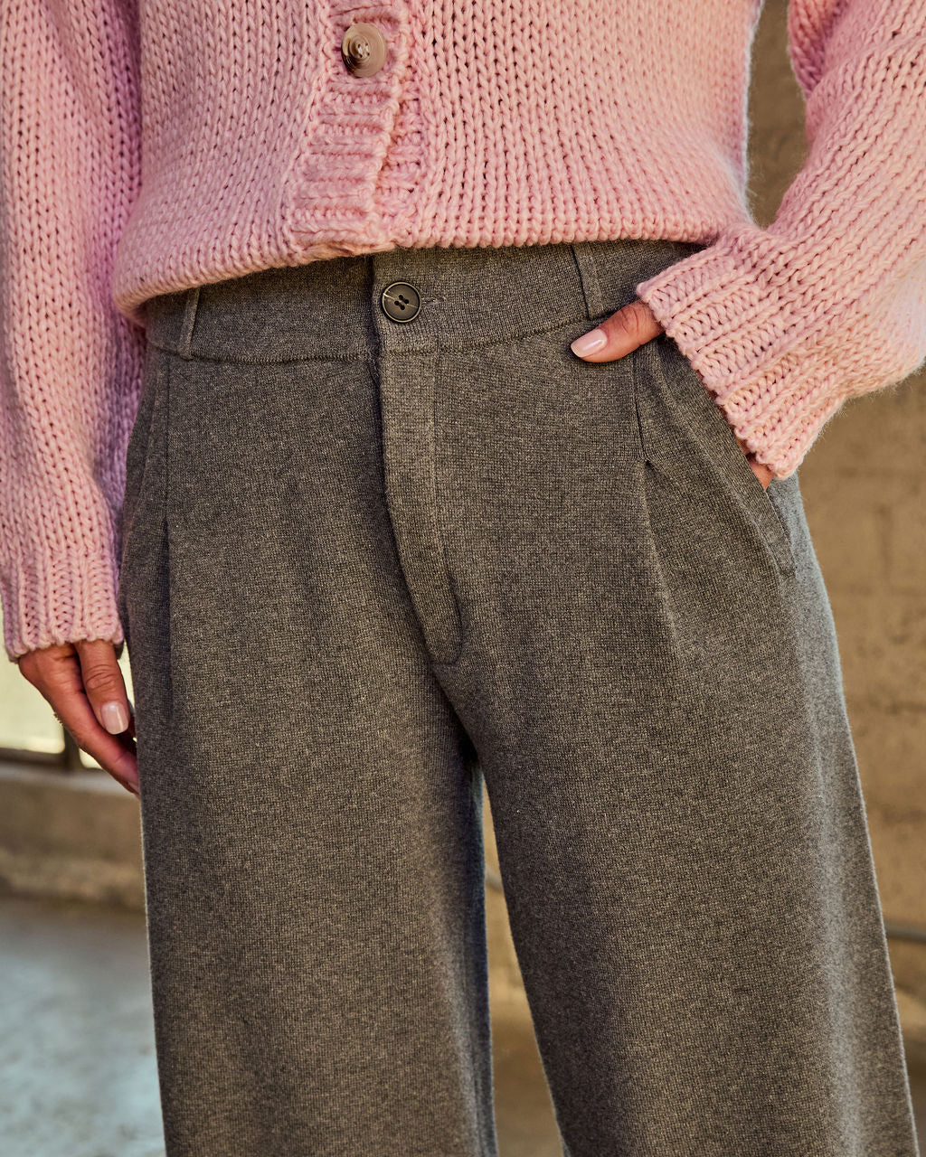 Quiet Reset Knit Straight Leg Pants