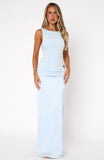 Moonlight Muse Maxi Dress Baby Blue
